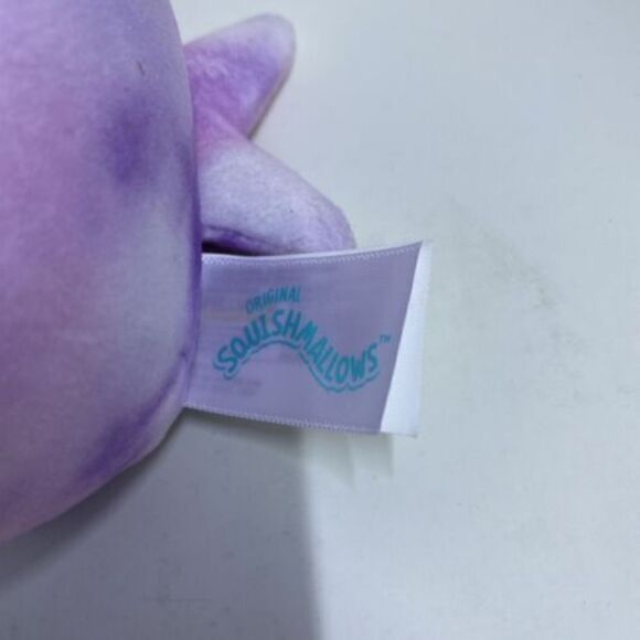 Squishmallow 5” Nabila the Purple Narwhal Plush Stuffed Animal Kellytoy Easter - Picture 5 of 5